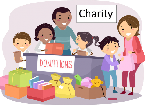 donation clipart charity work