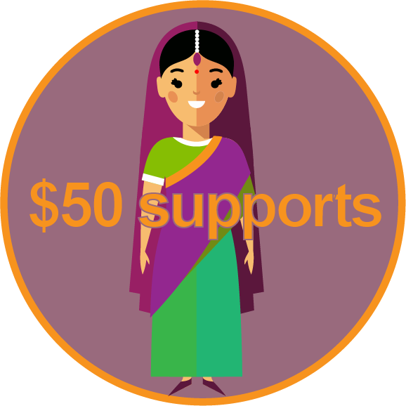 Become a monthly sponsor. Donation clipart custodian