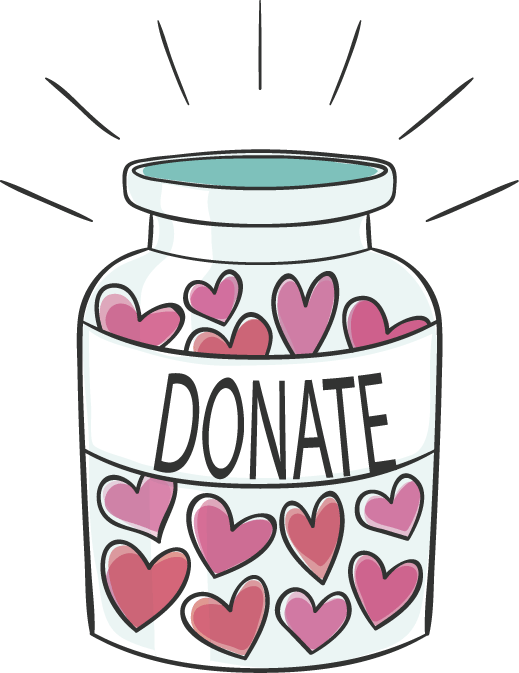 donation clipart donation jar