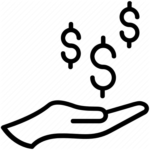  donate by prosymbols. Donation clipart financial support