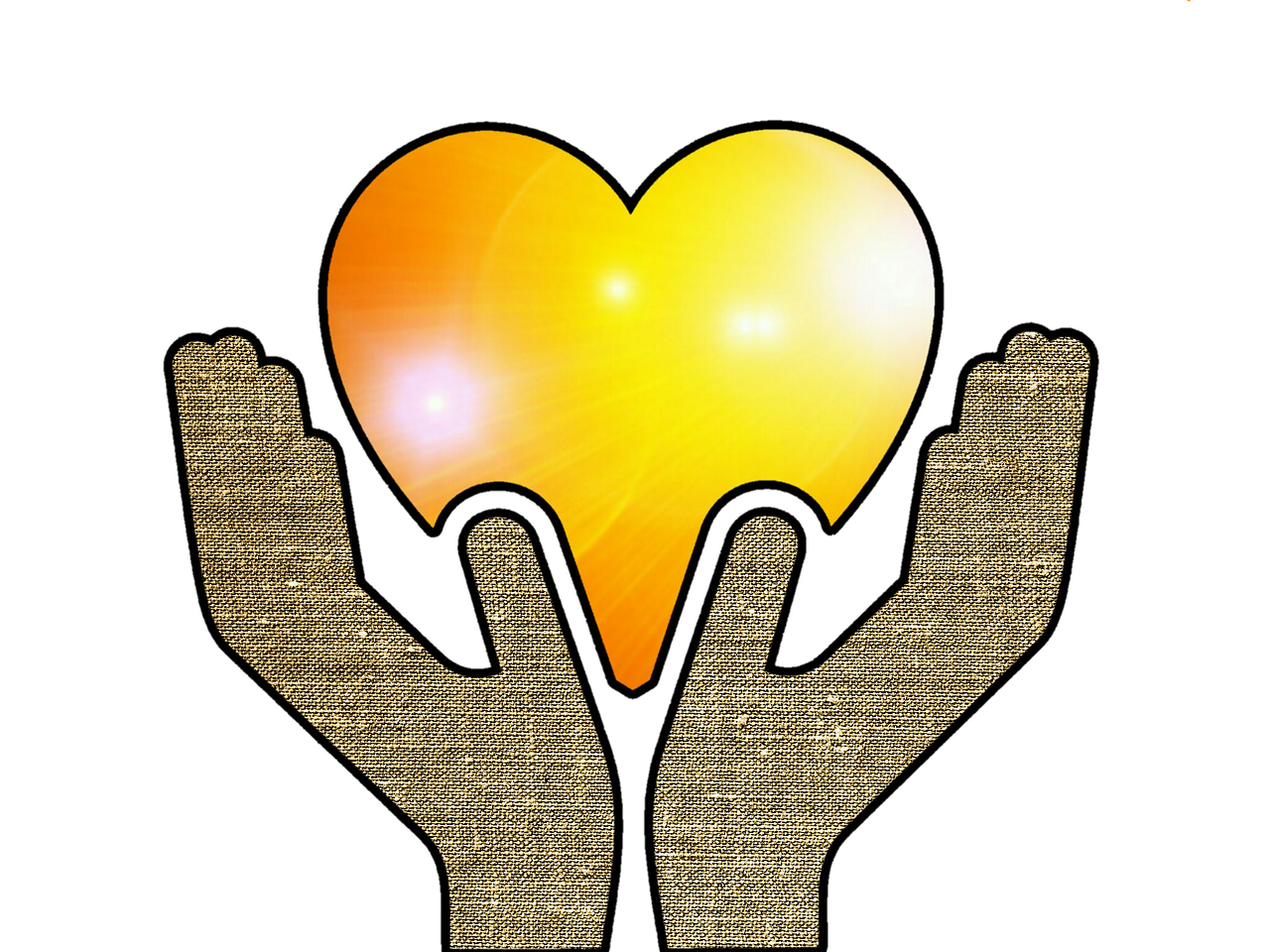 Donation clipart hand heart. Giving back atn event