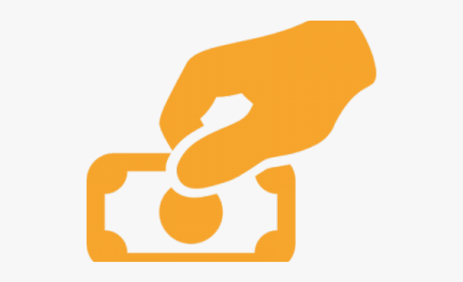 Donation clipart money logo. Icon png grey free