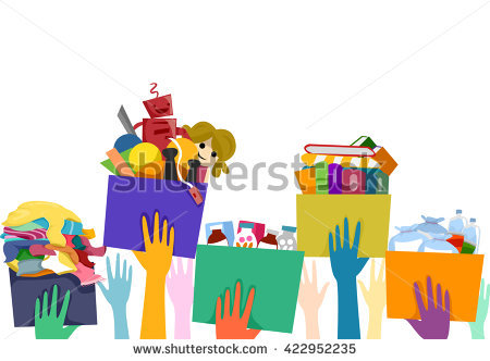 donation clipart relief goods