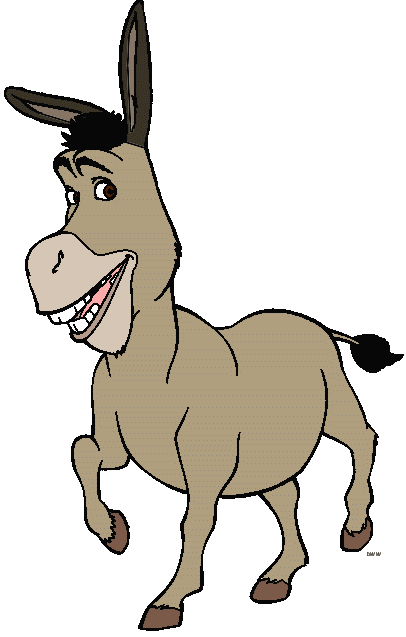 mule clipart shrek character