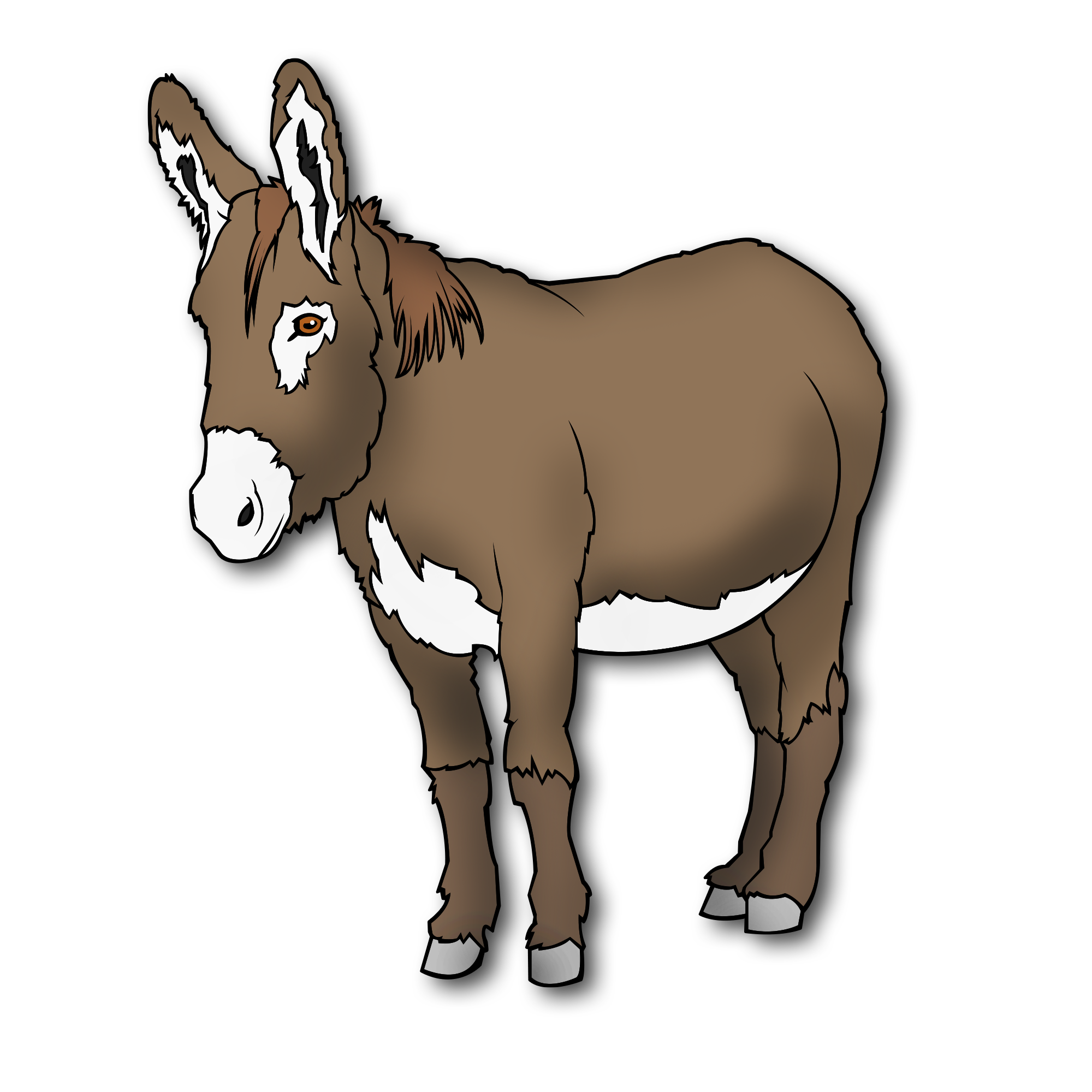 Mule clipart brown, Mule brown Transparent FREE for download on ...