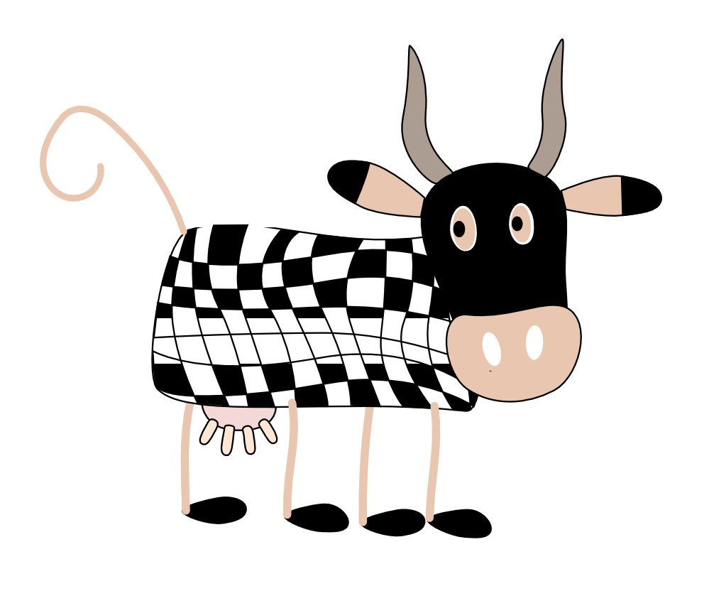 donkey clipart cow