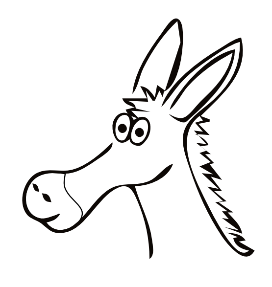 Donkey clipart donkey head. Clipartist net clip art