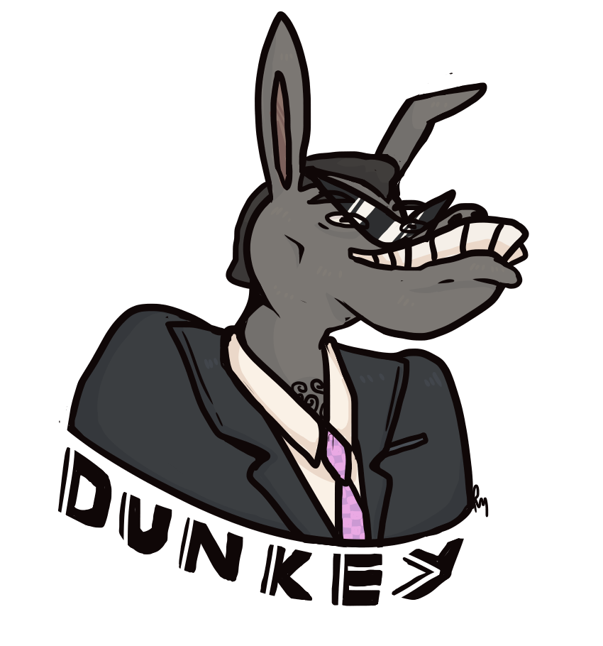 donkey clipart dunkey