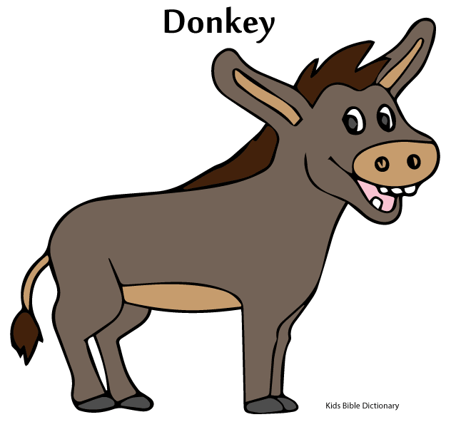 donkey clipart kid