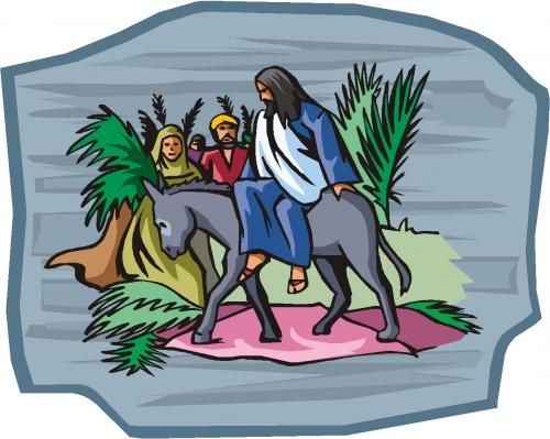 Donkey clipart palm sunday. Clip art jesus on