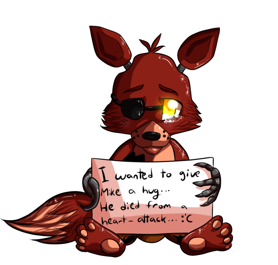 Foxy is sad by. Witch clipart animated