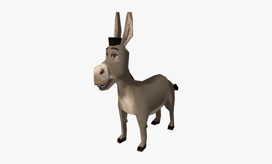 Donkey from png . Mule clipart shrek character