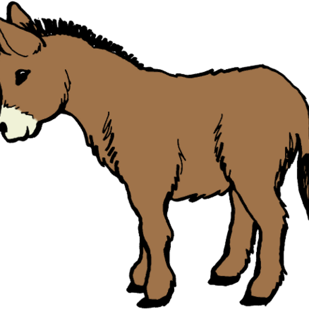 mule clipart nativity donkey