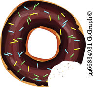 Donut clip art royalty. Doughnut clipart bite