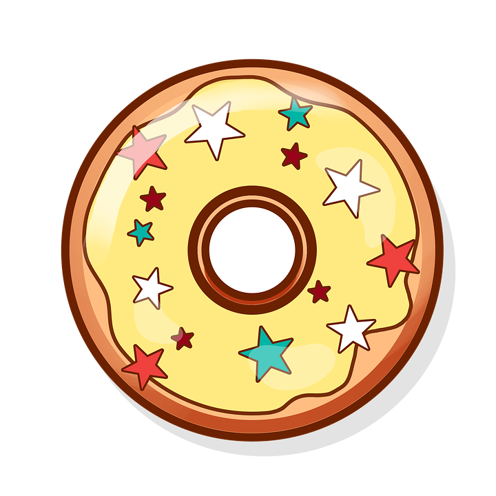 donut clipart bitten donut