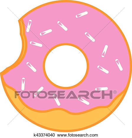 Portal . Donut clipart bitten donut