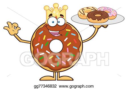 donut clipart character