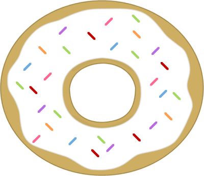 donuts clipart colorful