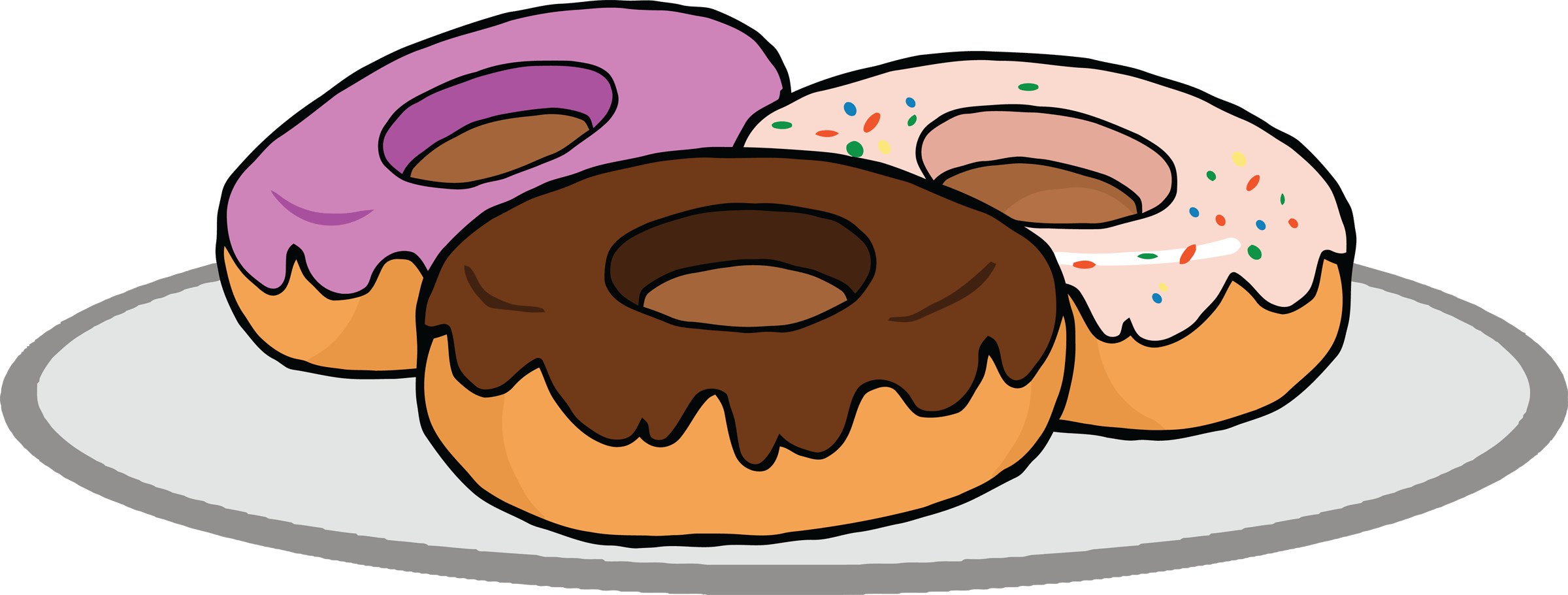 Coffee and clip art. Donuts clipart breakfast