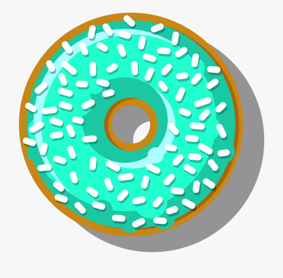 donut clipart dad border