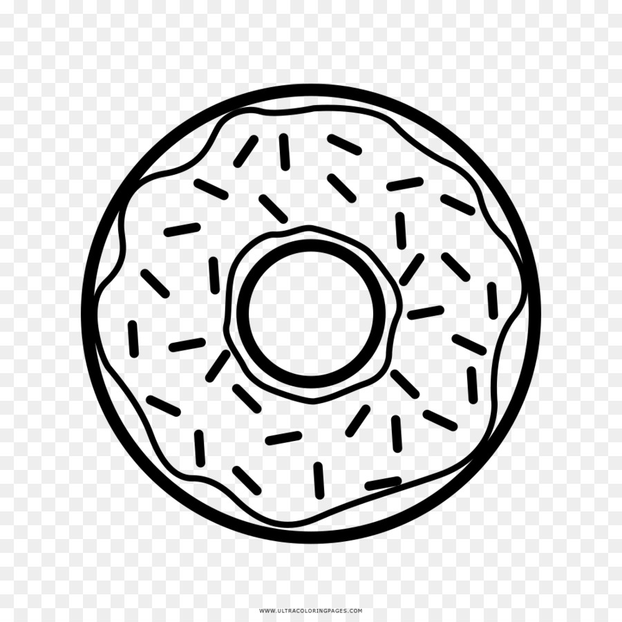Book black and white. Donut clipart drawing