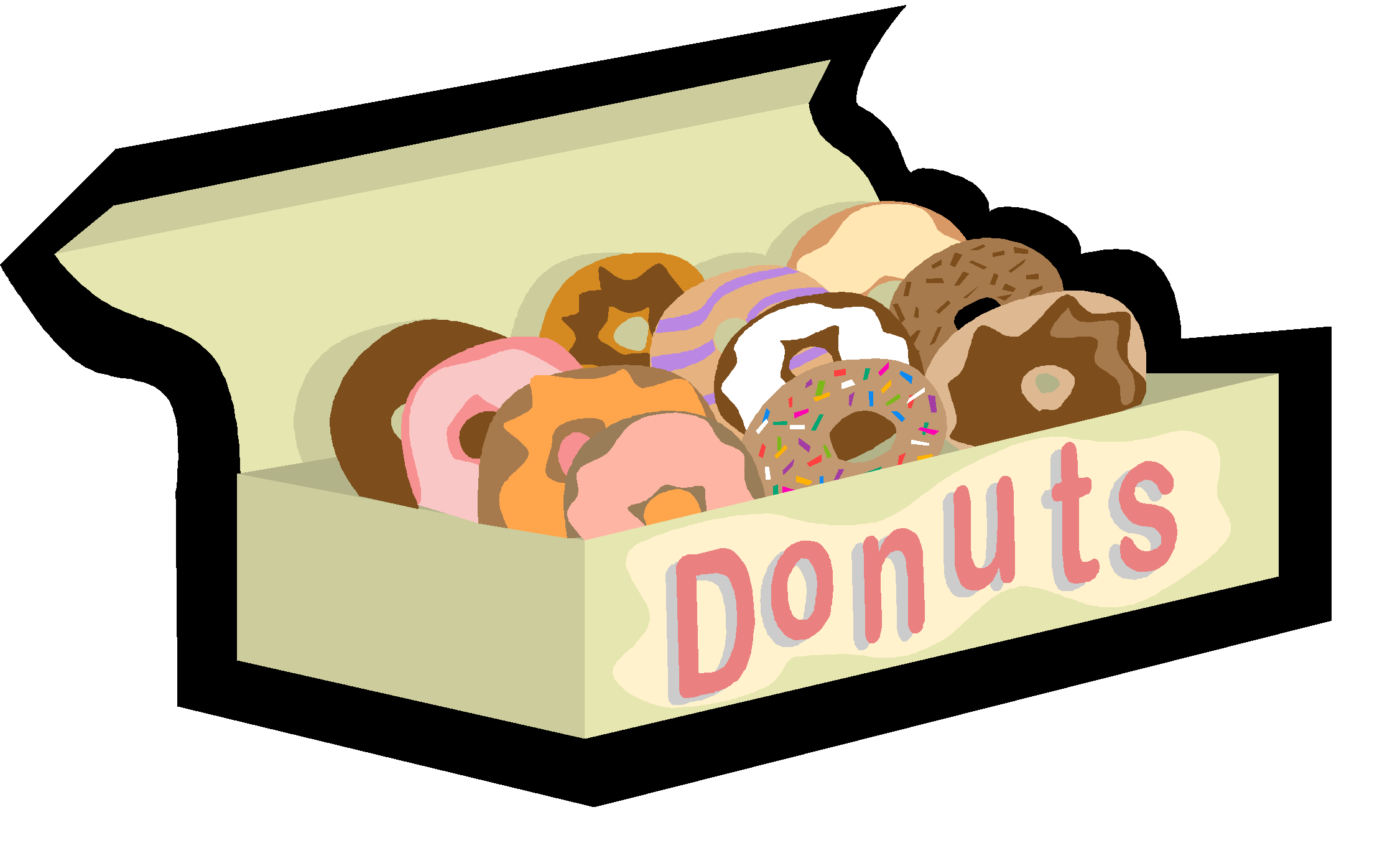 Featured image of post Free Clip Art Doughnuts You can download the doughnut cliparts in it s original format by loading the clipart and clickign the downlaod button