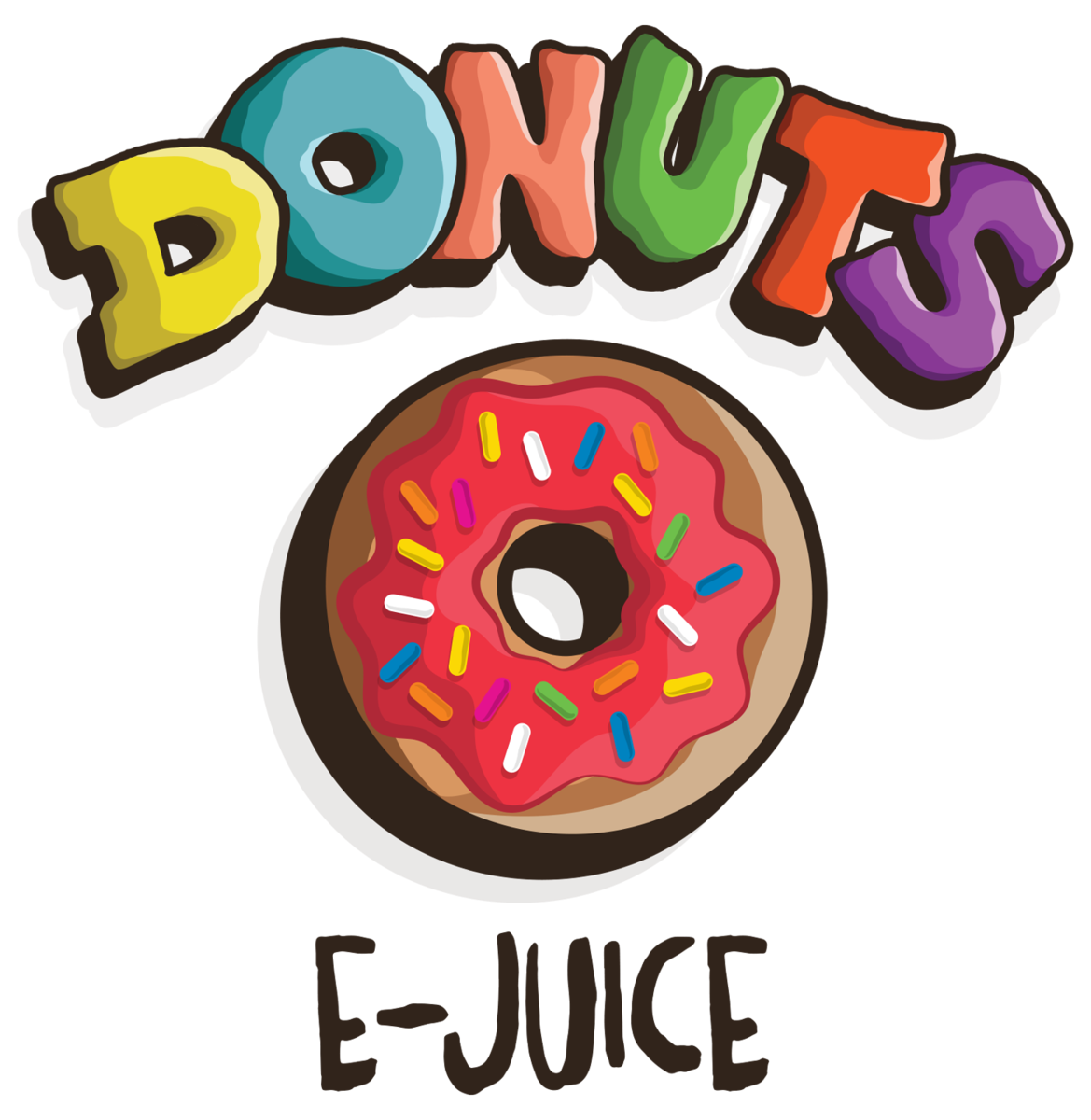 Donuts e vapers club. Donut clipart juice
