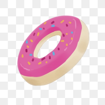 donut clipart purple
