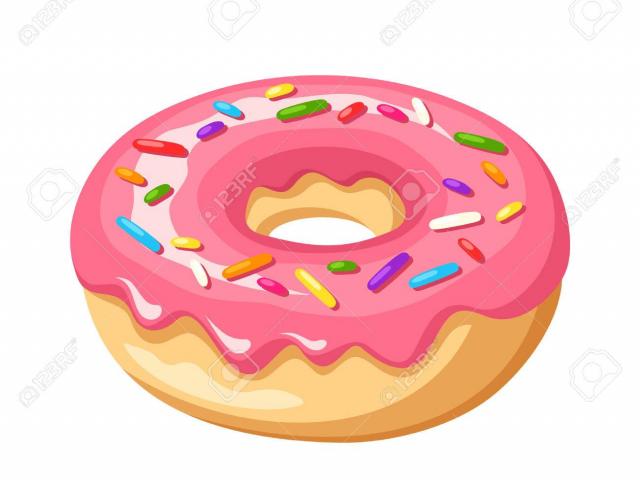 doughnut clipart round object