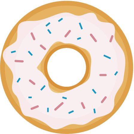 Donut clipart simple. Free cliparts download clip