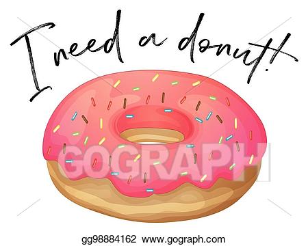 donut clipart strawberry