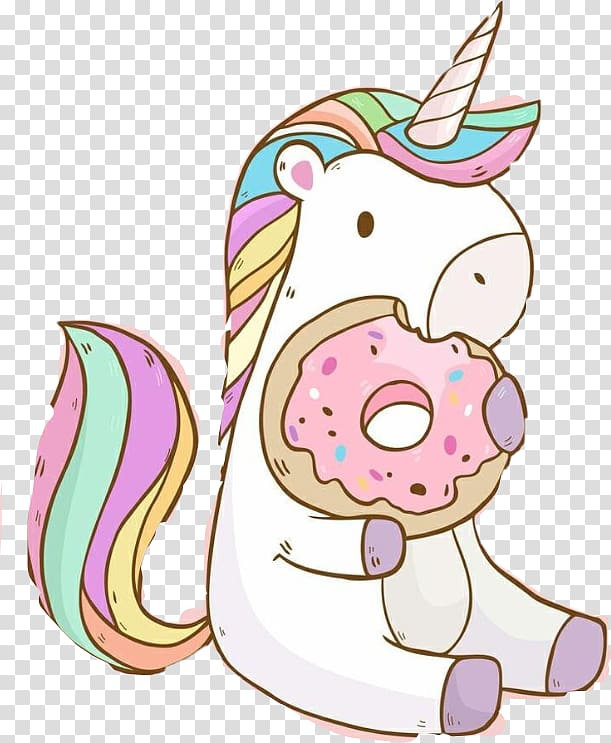doughnut clipart unicorn