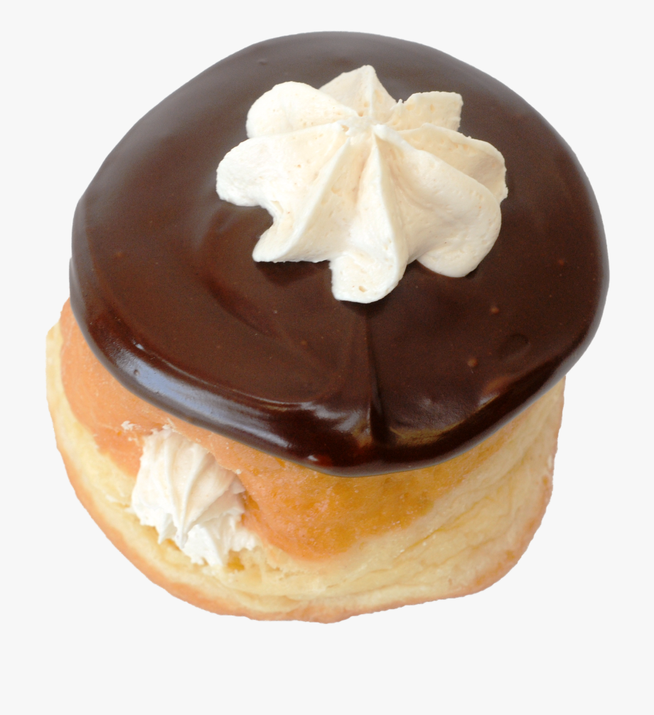 Dunkin donuts vanilla headlight. Doughnut clipart cream filled donut