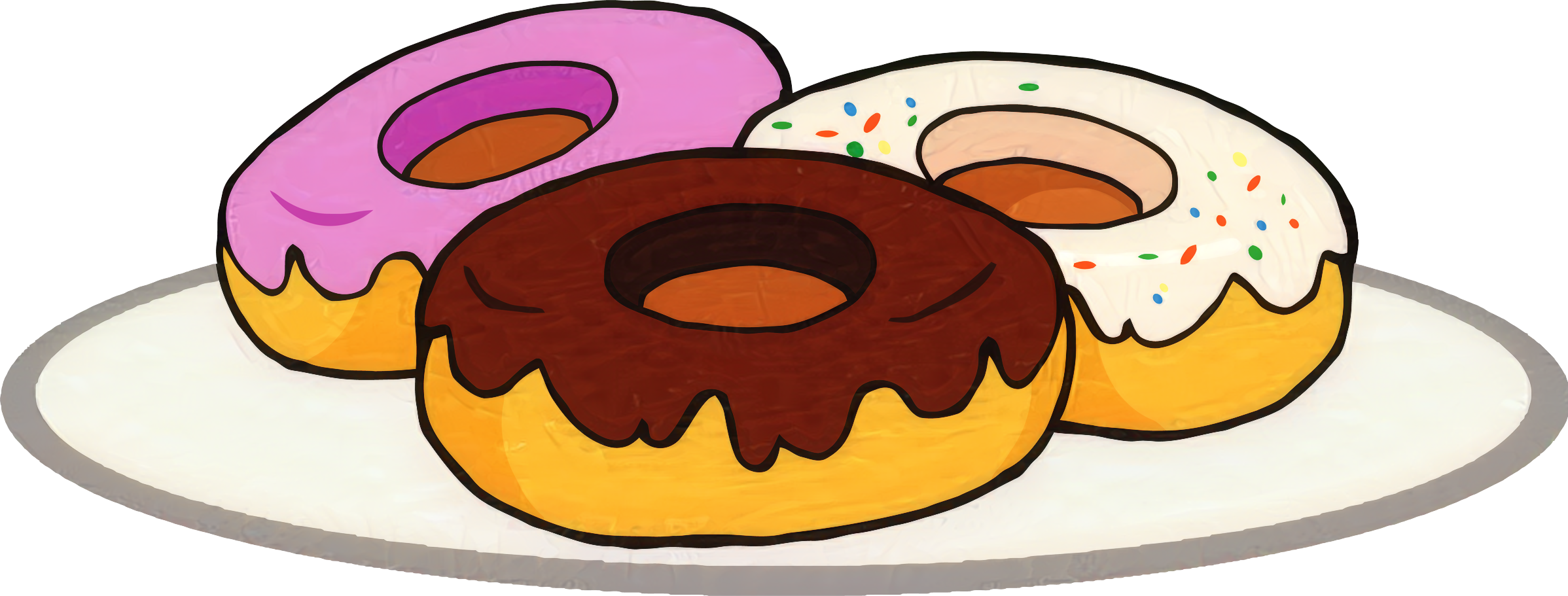 donut clipart vector