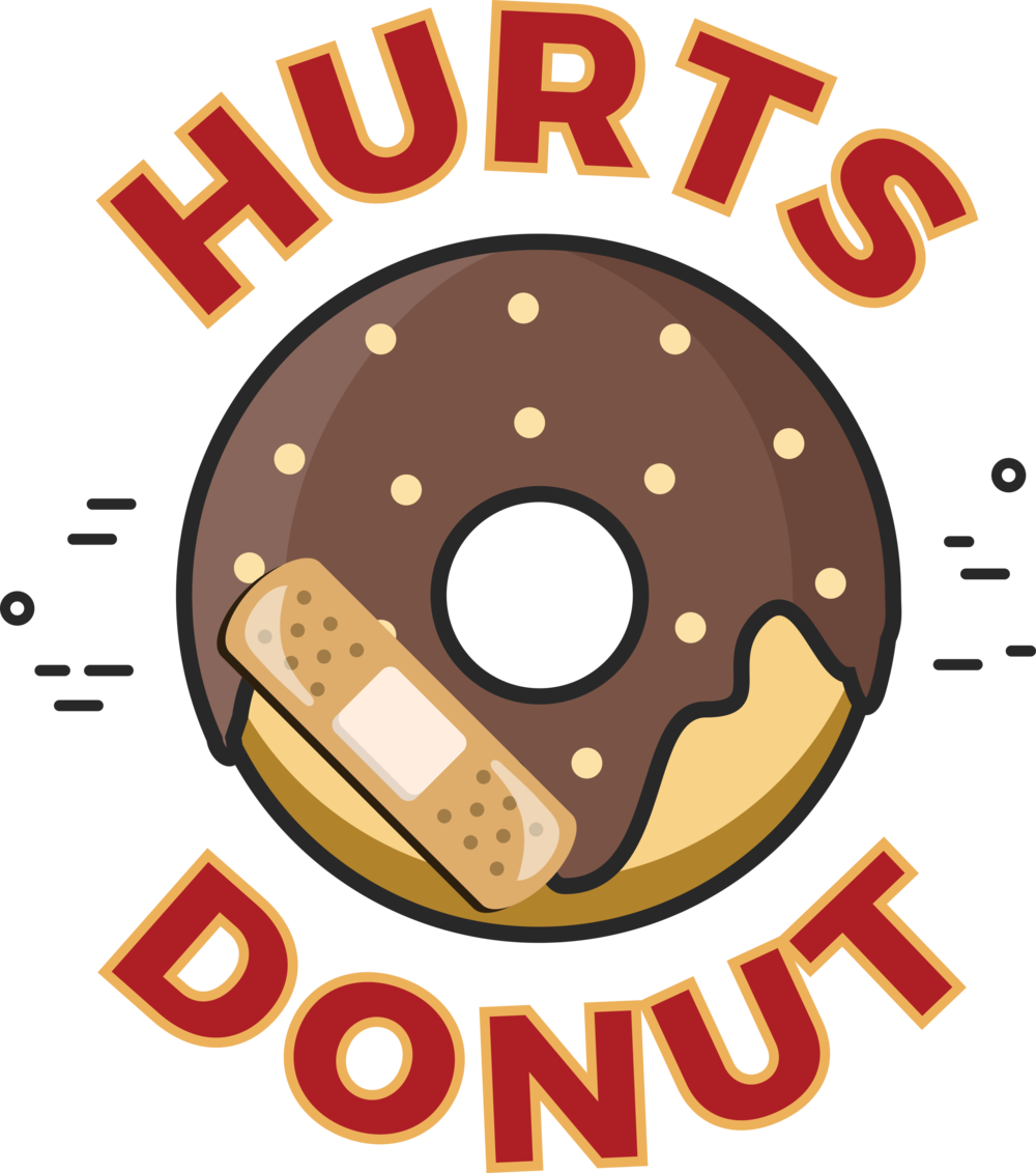 donut clipart worry be happy