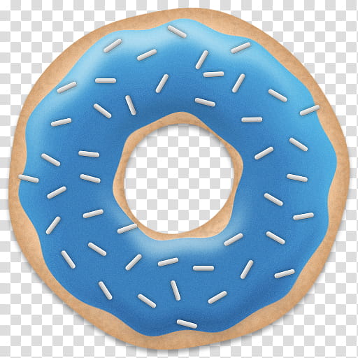 donuts clipart blue