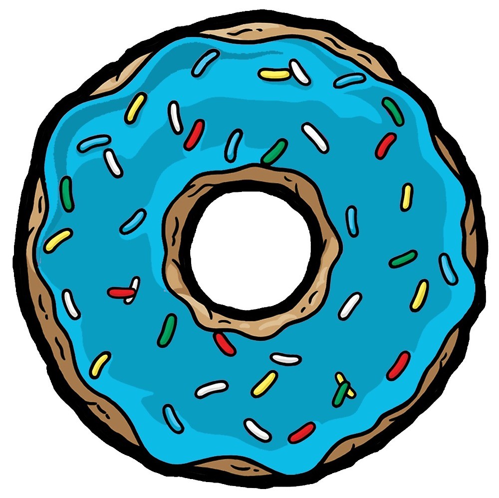 Donuts clipart blue, Donuts blue Transparent FREE for