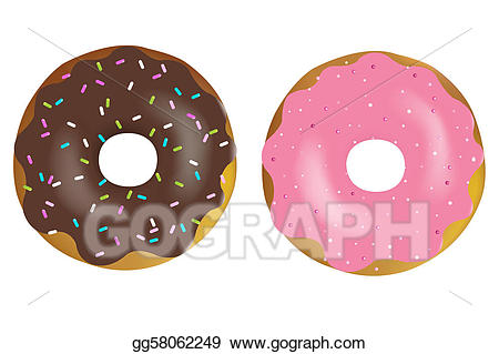 donuts clipart colorful