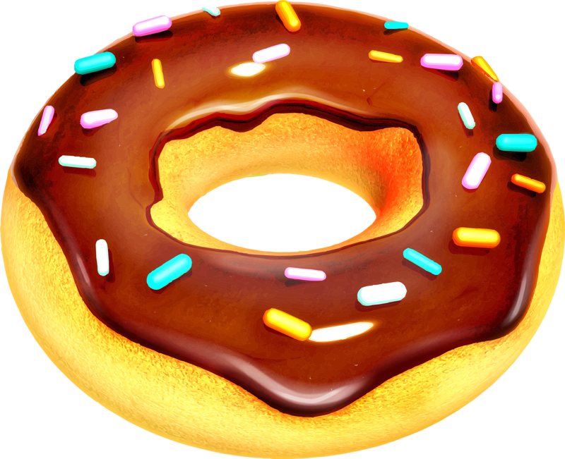 Food clipart donut.  png clip art