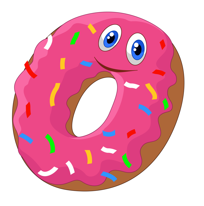 Emoji clipart donut, Emoji donut Transparent FREE for