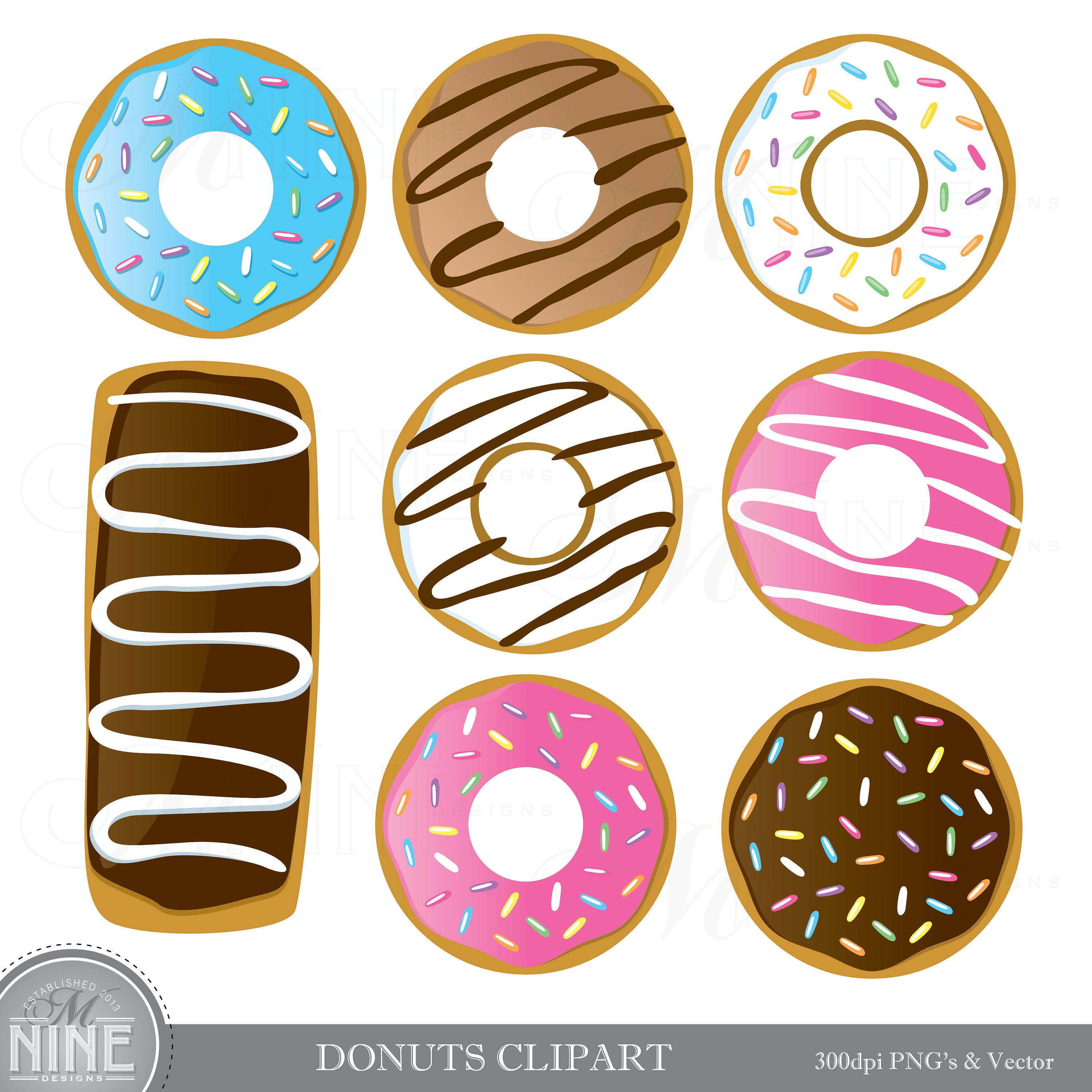 Clip art downloads party. Donuts clipart half donut