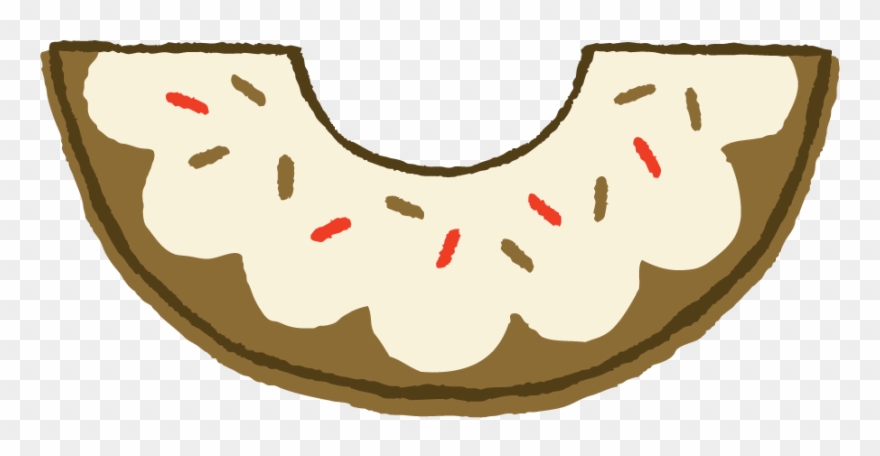 Donuts clipart half donut. See here transparent background