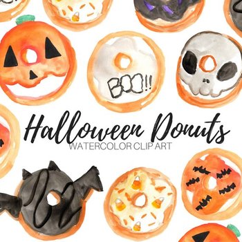 donuts clipart halloween