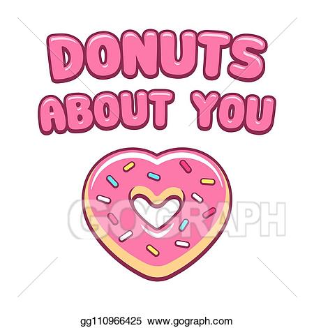 donuts clipart heart