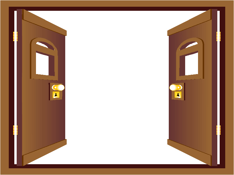 door clipart border