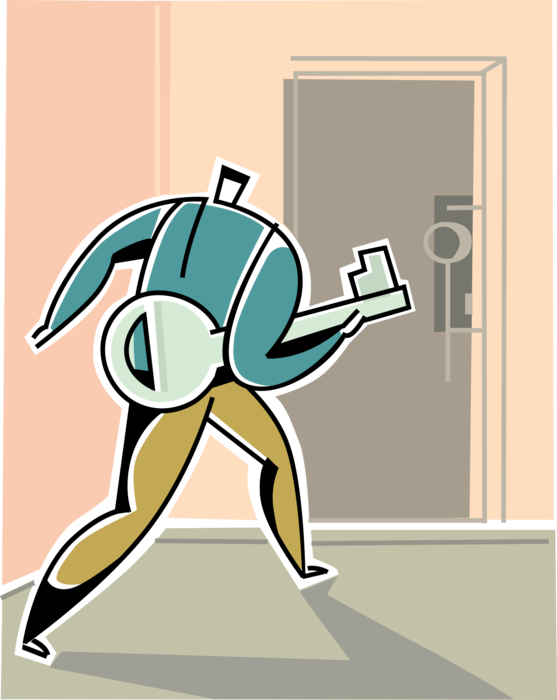 door clipart key hole