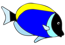 Download buscando a nemo. Dory clipart blue fish