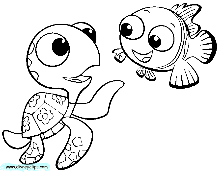 Dory clipart coloring page baby. Pin on kaye 