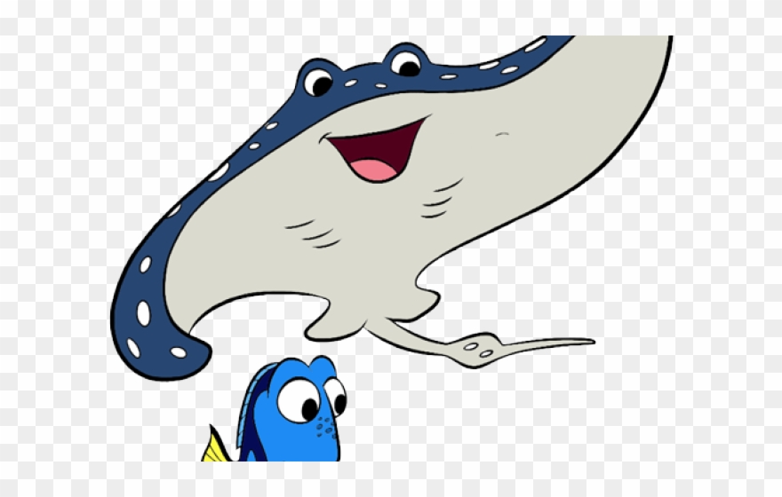 Dory clipart stingray. Free mr ray finding