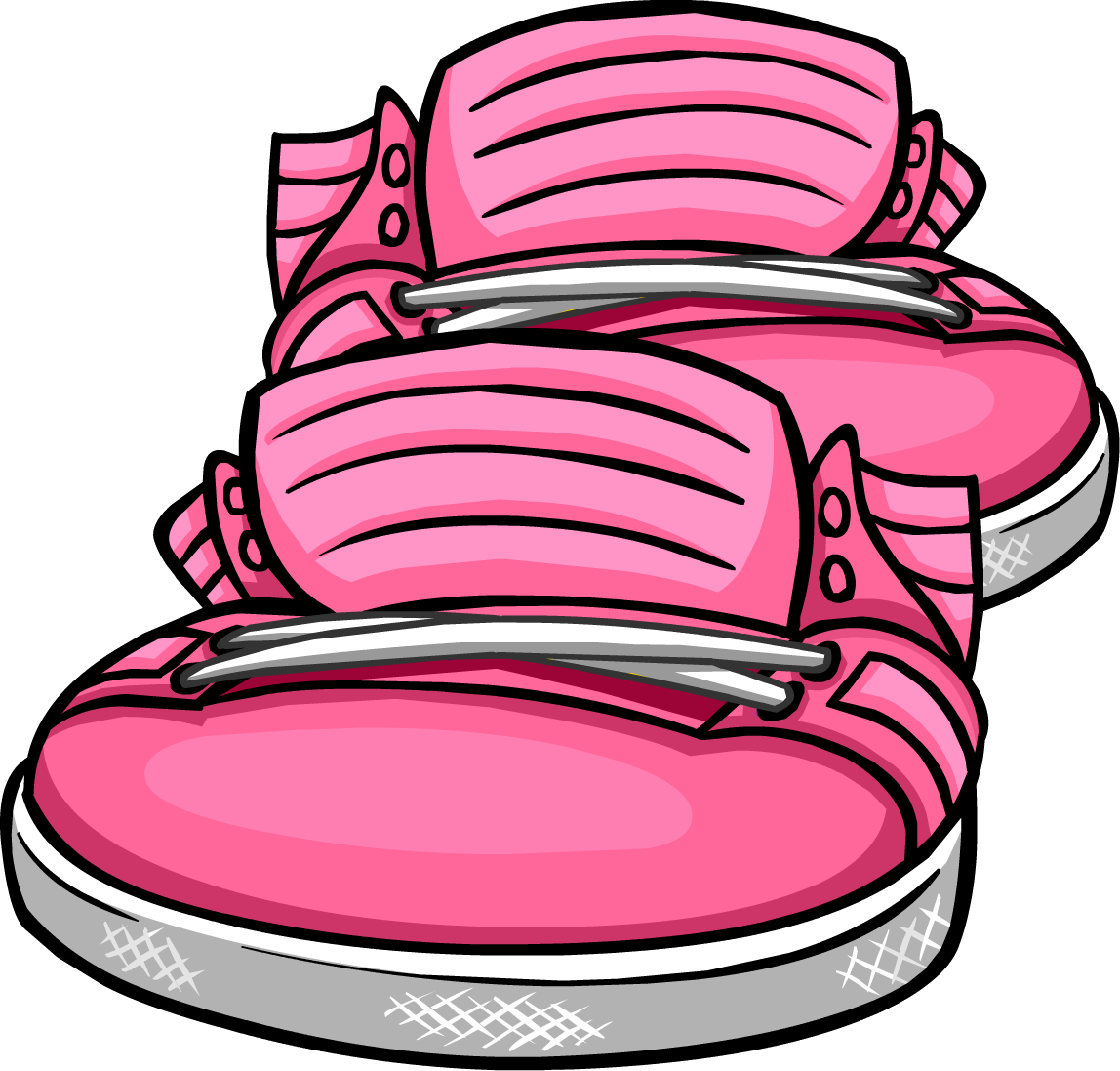 Dot clipart neon. Image pink sneakers icon